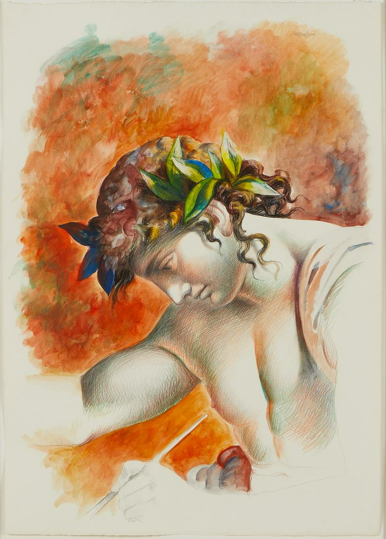 Carlo Maria Mariani "Il Pittore Mancino" Watercolor (1 of 4)