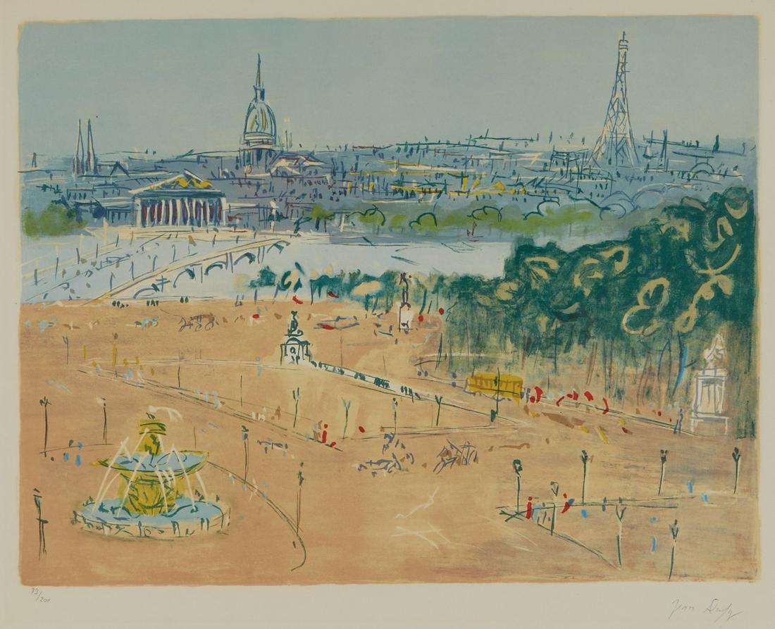 Jean Dufy "Place de la Concorde" Lithograph (1 of 5)