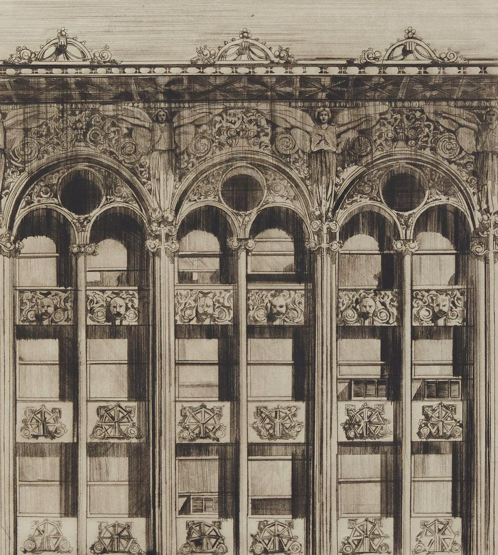 Richard Haas "Bayard (Condict) Building" Etching & Drypoint (1 of 5)
