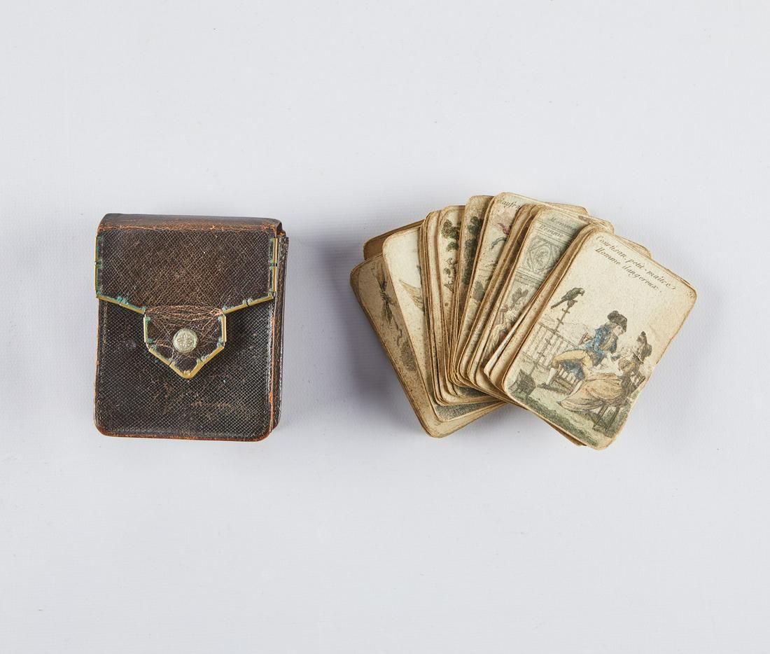 Late 18th c. French Cartomancy Deck Fortune Telling (1 of 4)