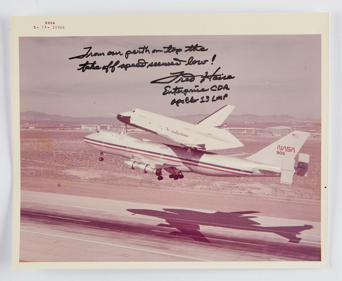 NASA Enterprise Red Letter NASA Kodak Print Signed (1 of 4)