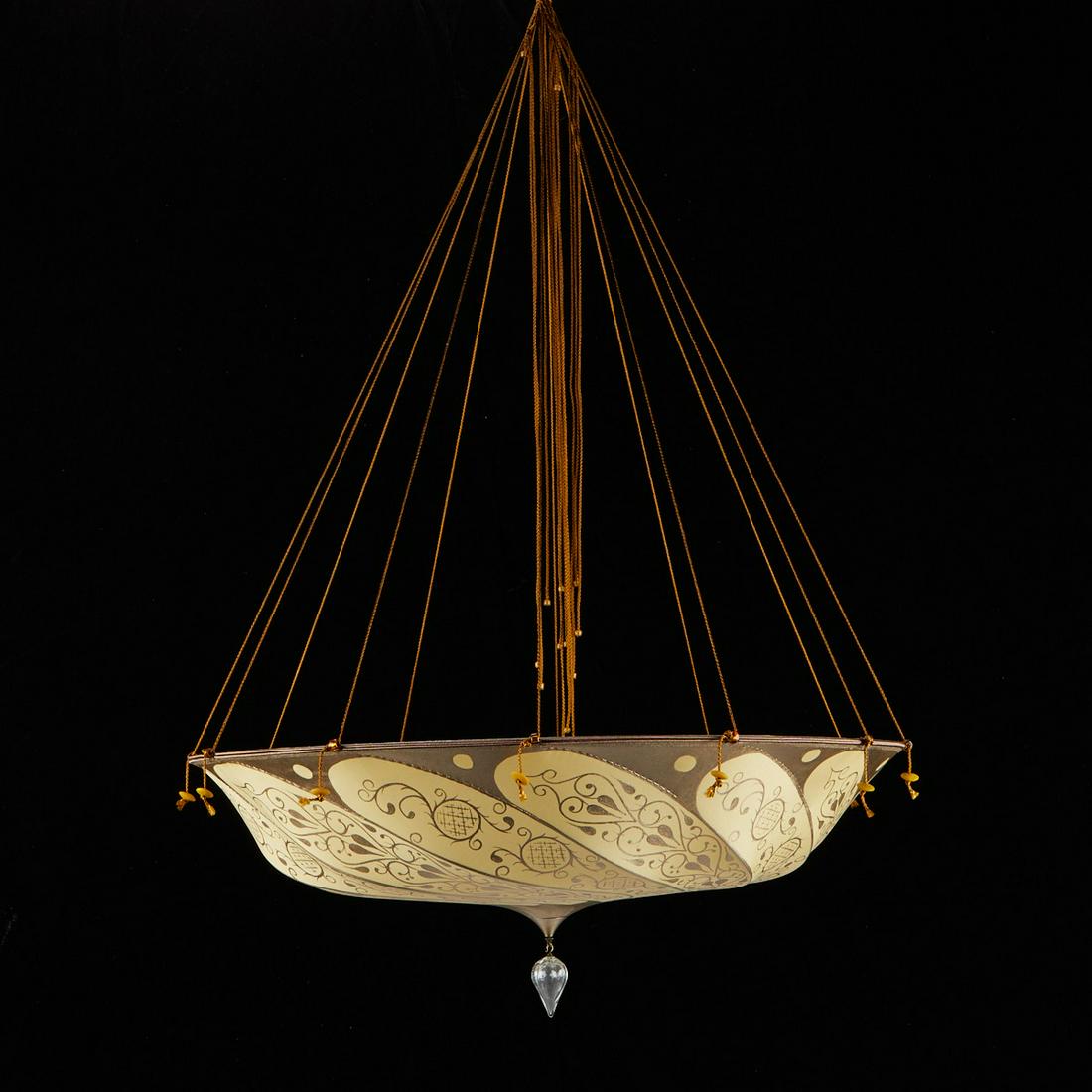 Fortuny Italian Silk Scudo Saraceno Lamp (1 of 8)