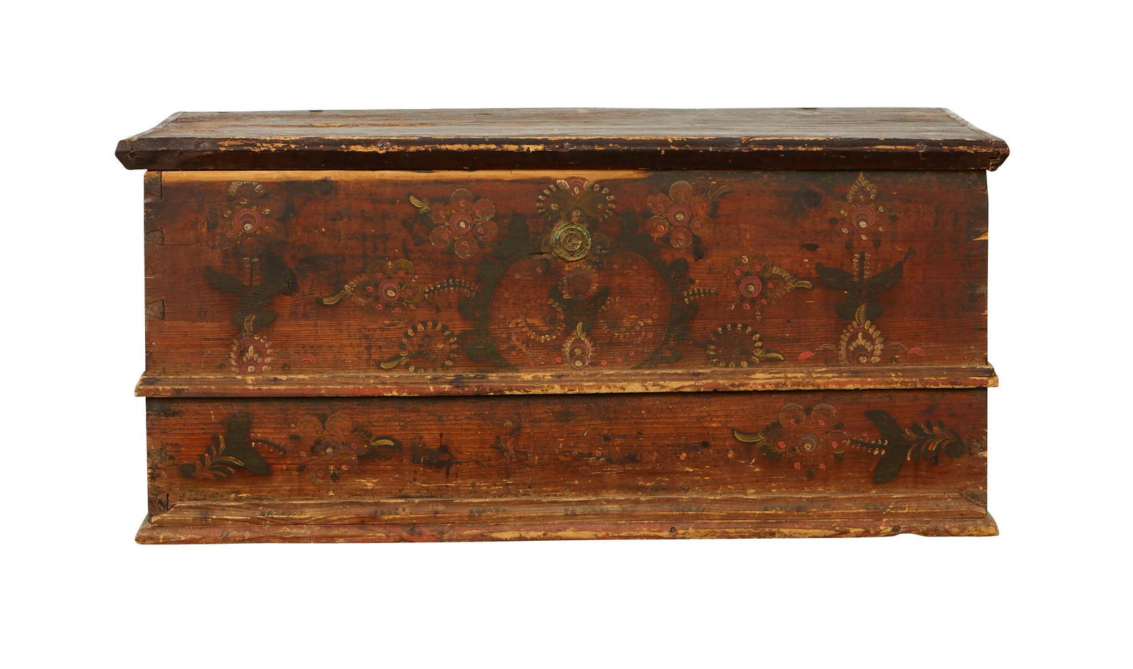 19th c. Painted German Blanket Chest (1 of 13)