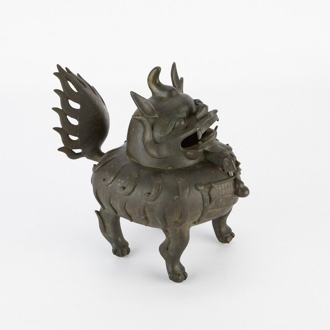 Chinese Bronze Foo Dog Censer (1 of 11)