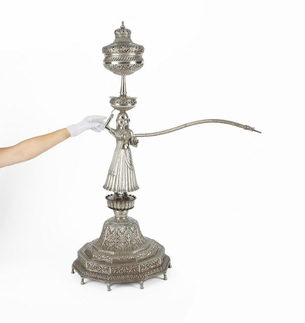 900 Silver Indian Hookah (1 of 12)