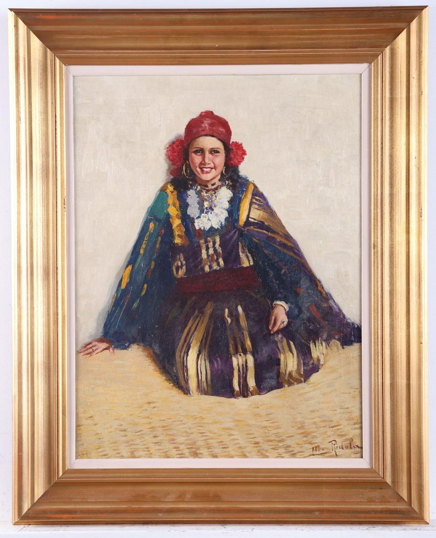 Mario Ridola Portrait of a Girl Oil Painting (1 of 5)