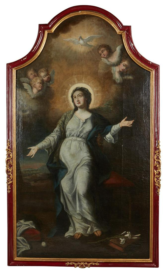 Gennaro Basile Old Master Oil of Mary (1 of 7)