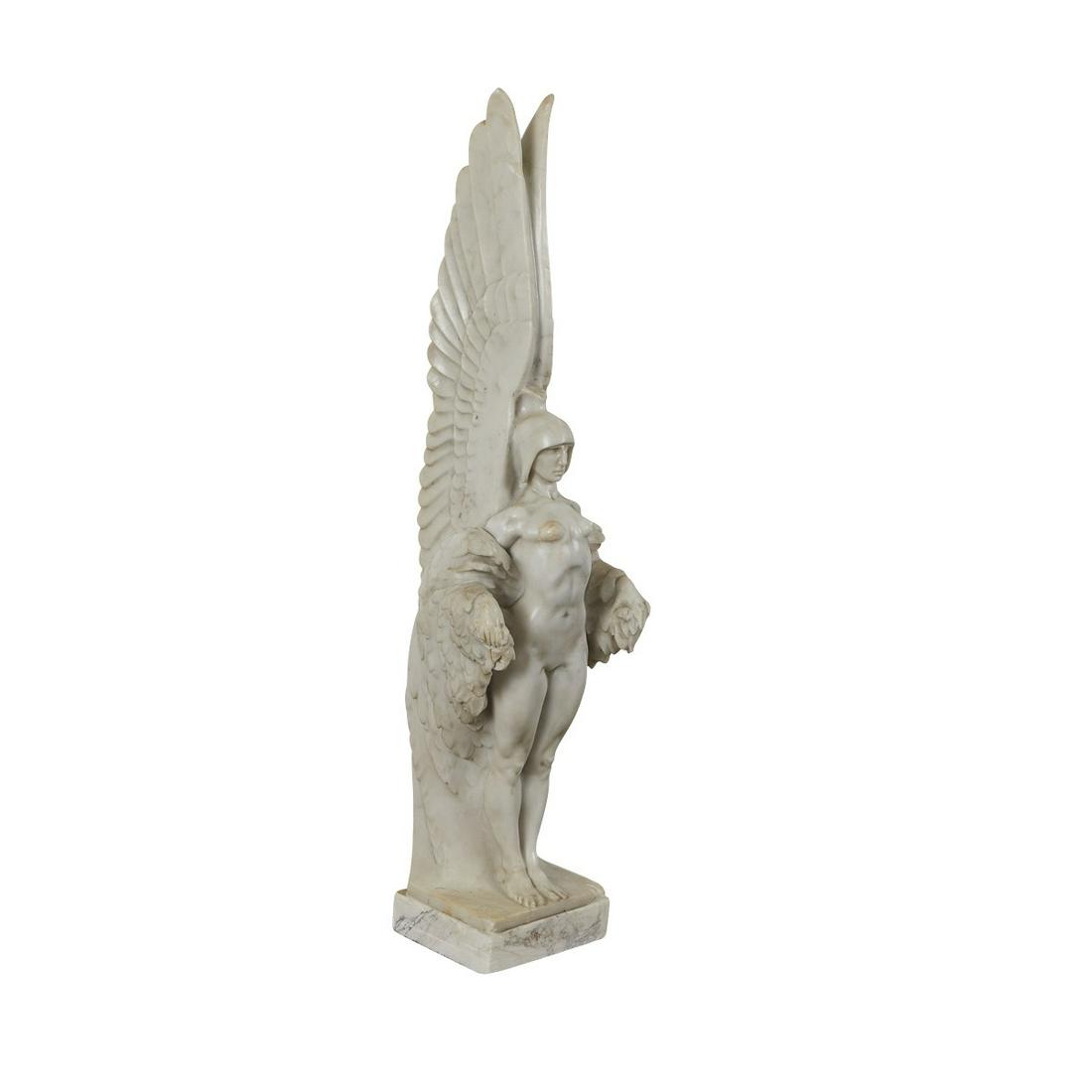 Attrib. Spanghero Marble Winged Victory Statue (1 of 7)