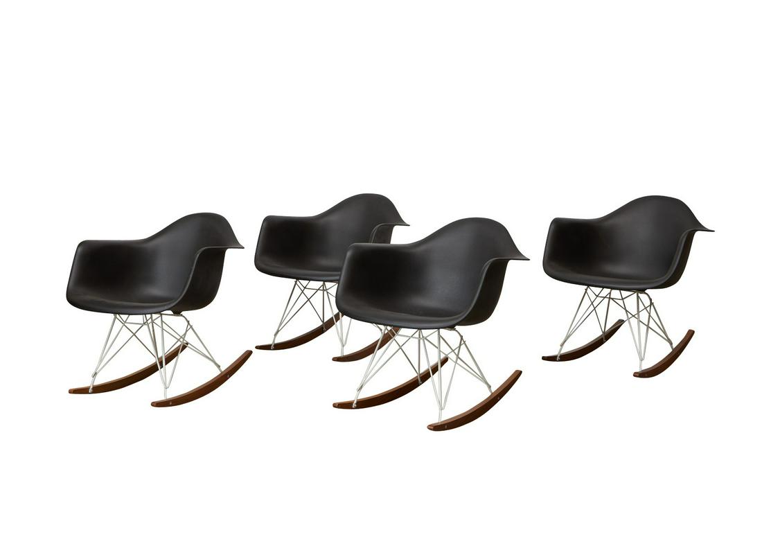Set 4 RAR Chairs by Eames for Herman Miller (1 of 7)
