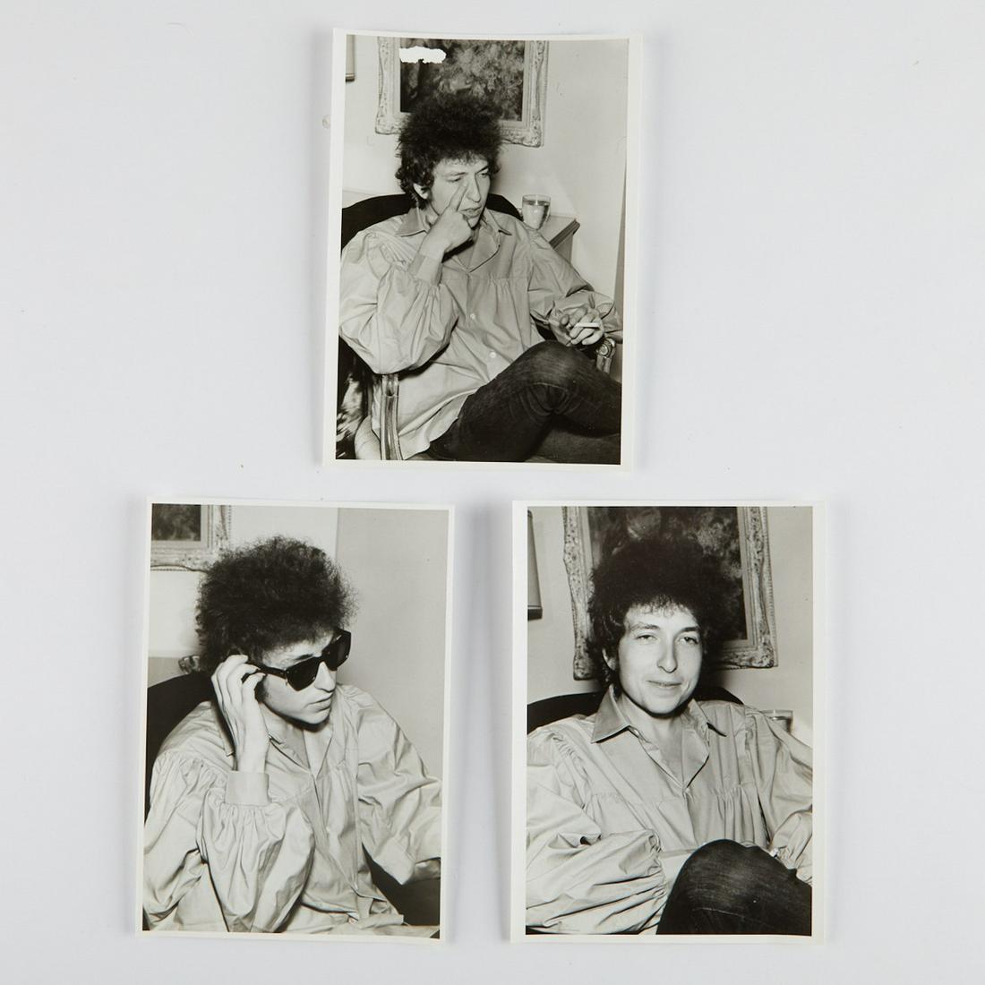 3 Photographs of Bob Dylan ca. 1966 (1 of 8)