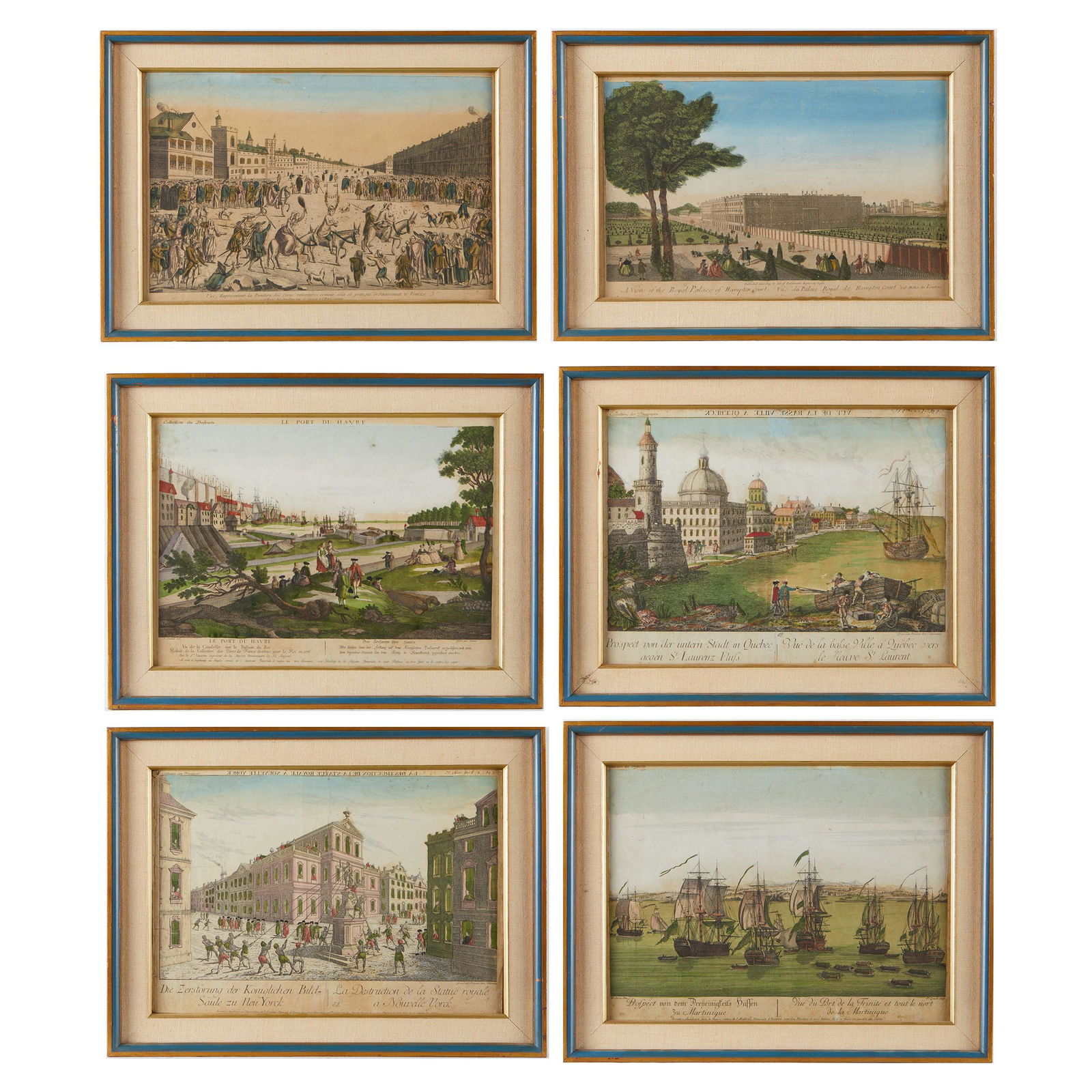 6 Framed 18th Century Prints (1 of 20)