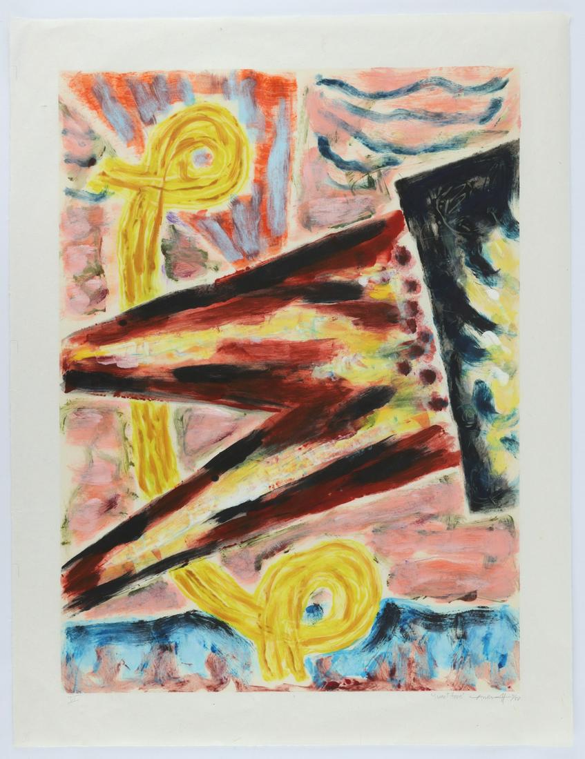 Gregory Amenoff "Sweet Home" Monotype (1 of 5)