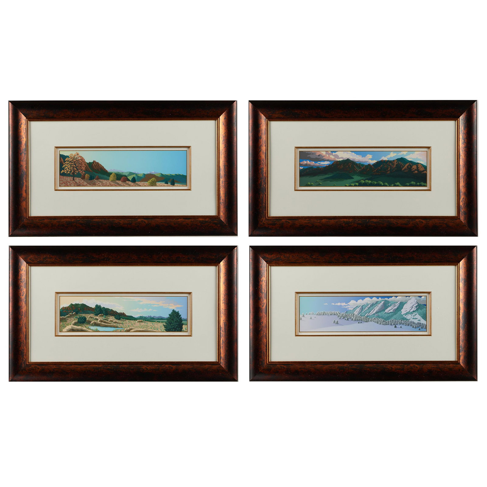 4 Doug West "Seasons Suite" Serigraphs (1 of 19)