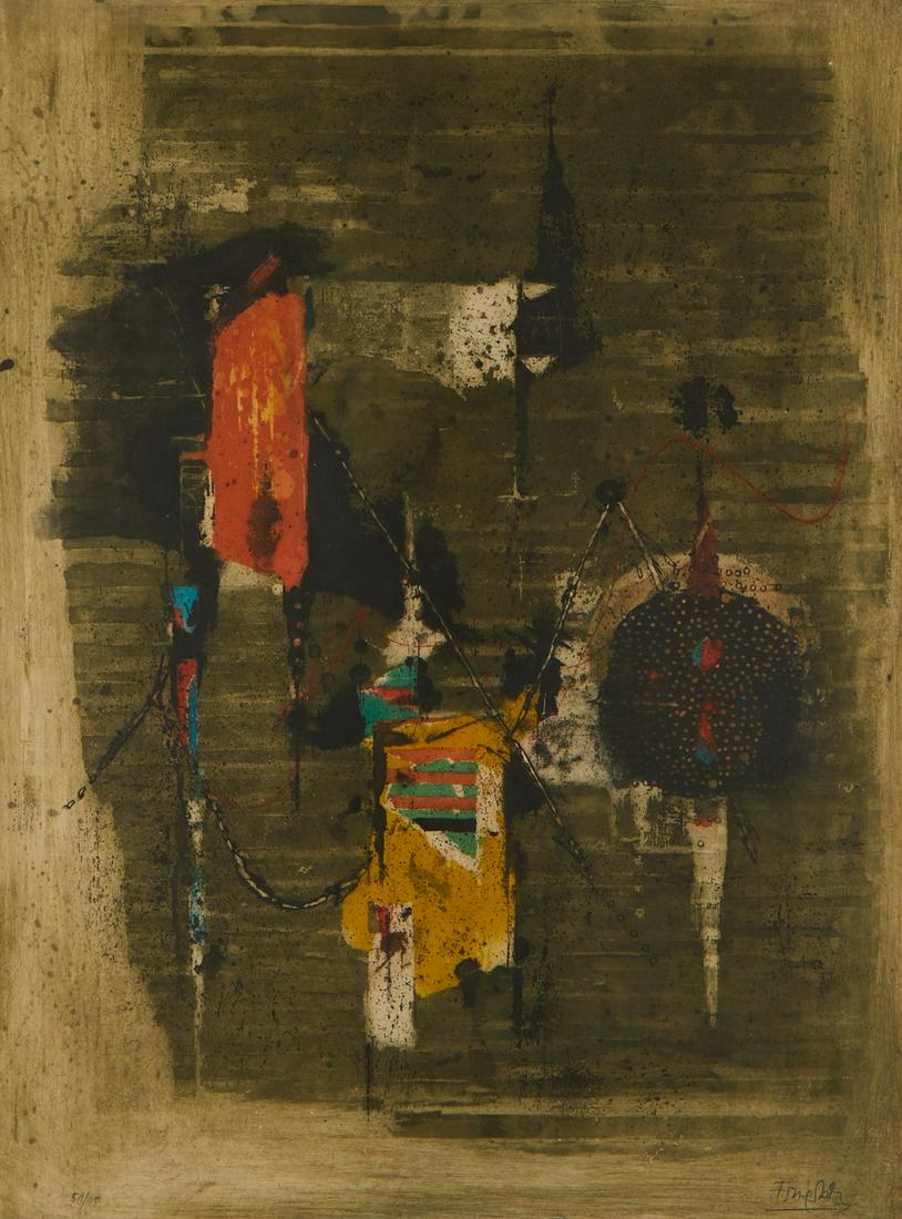 Johnny Friedlaender Abstract Mixed Media (1 of 5)