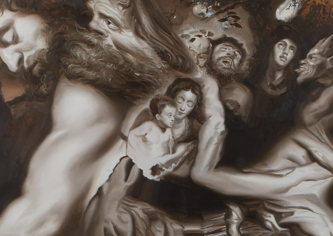 Hynek Martinec "Study of Baroque" Oil on Paper (1 of 7)