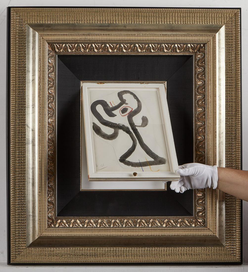 2 Attrib. Joan Miro Drawings (1 of 6)