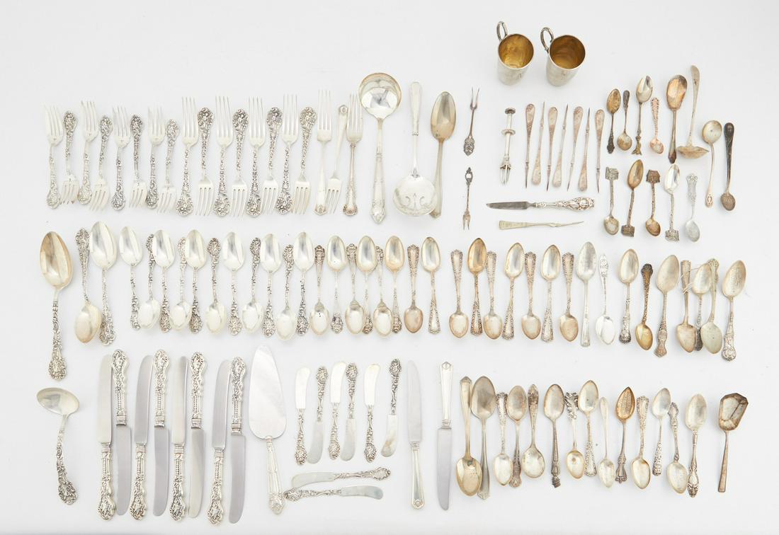 Set Gorham Sterling & Asstd Silver Flatware 122 Pc (1 of 11)
