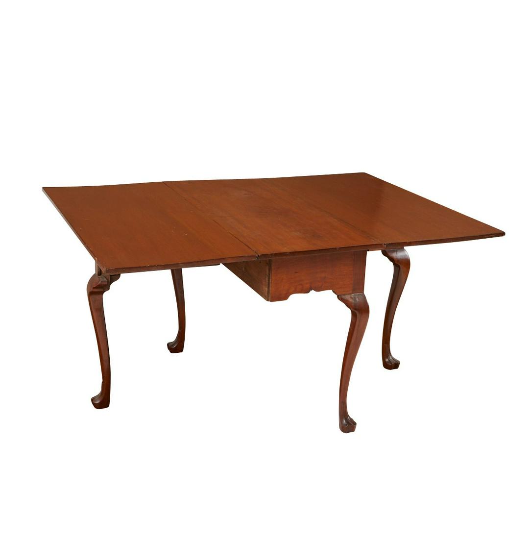 18th c. American Drop Leaf Sheraton Table (1 of 13)