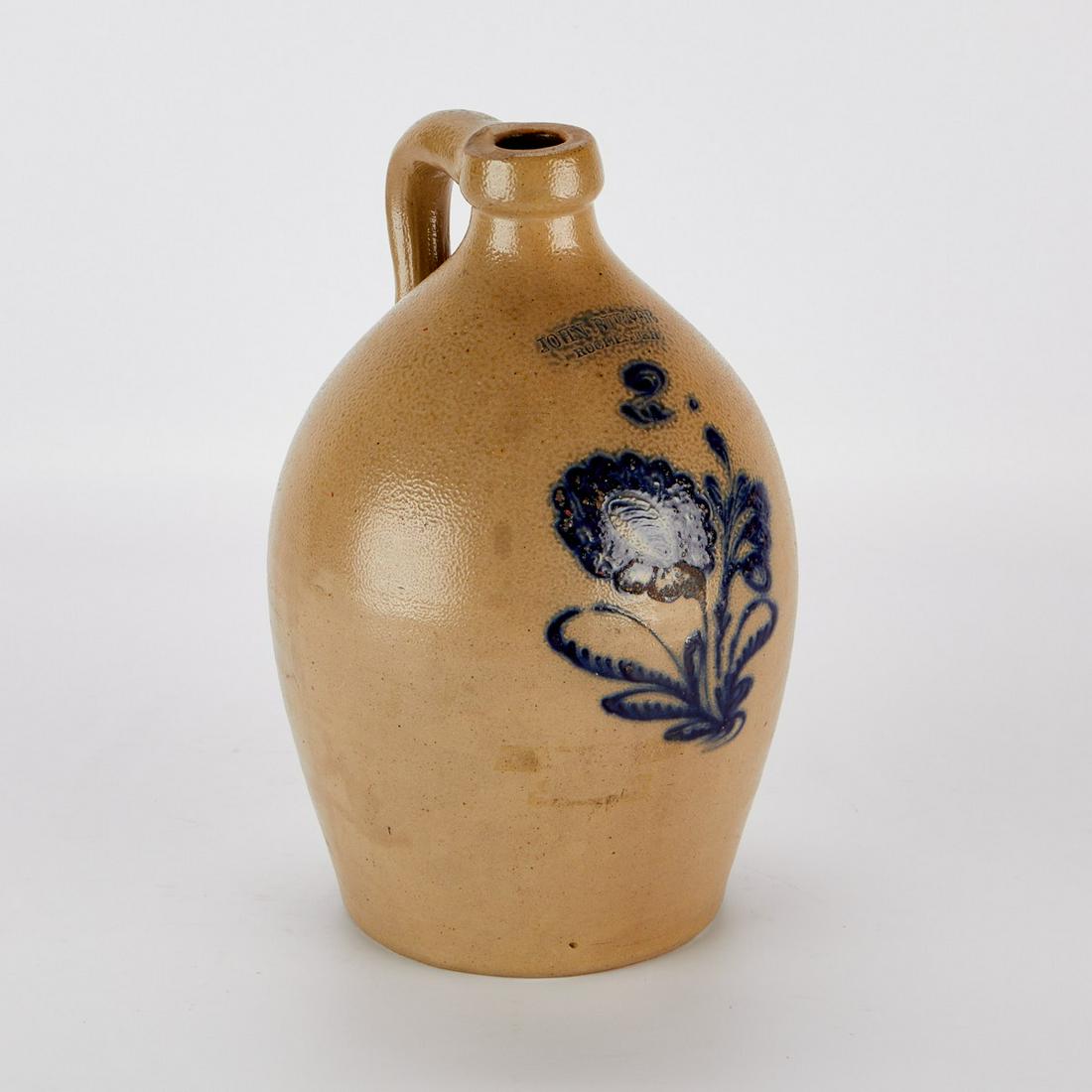 John Burger Salt Glaze Rochester NY 2 Gallon Jug (1 of 9)