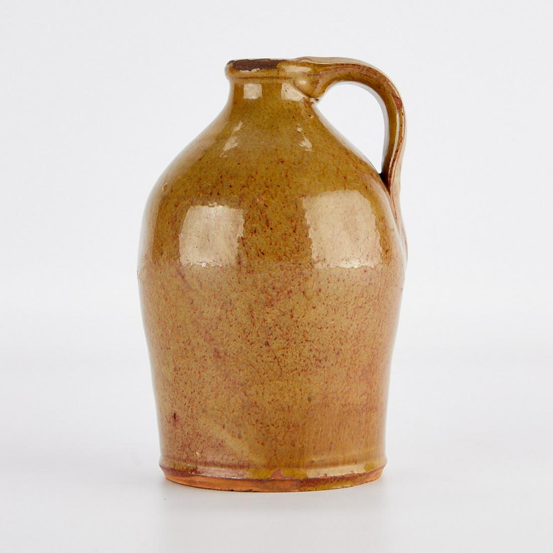 Small Stoneware Jug w/ Green Glaze (1 of 9)