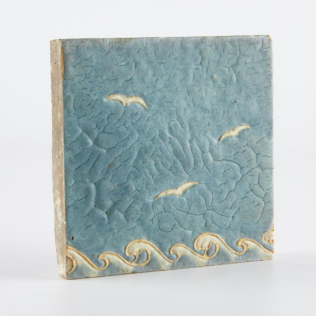 Grueby Faience Pottery Tile (1 of 5)