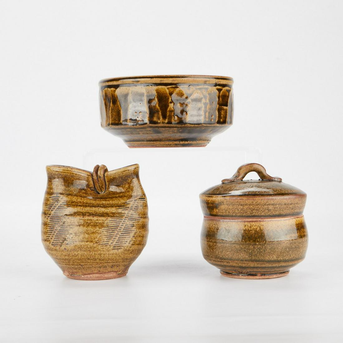 3 Warren MacKenzie Vessels - Double Stamped (1 of 9)