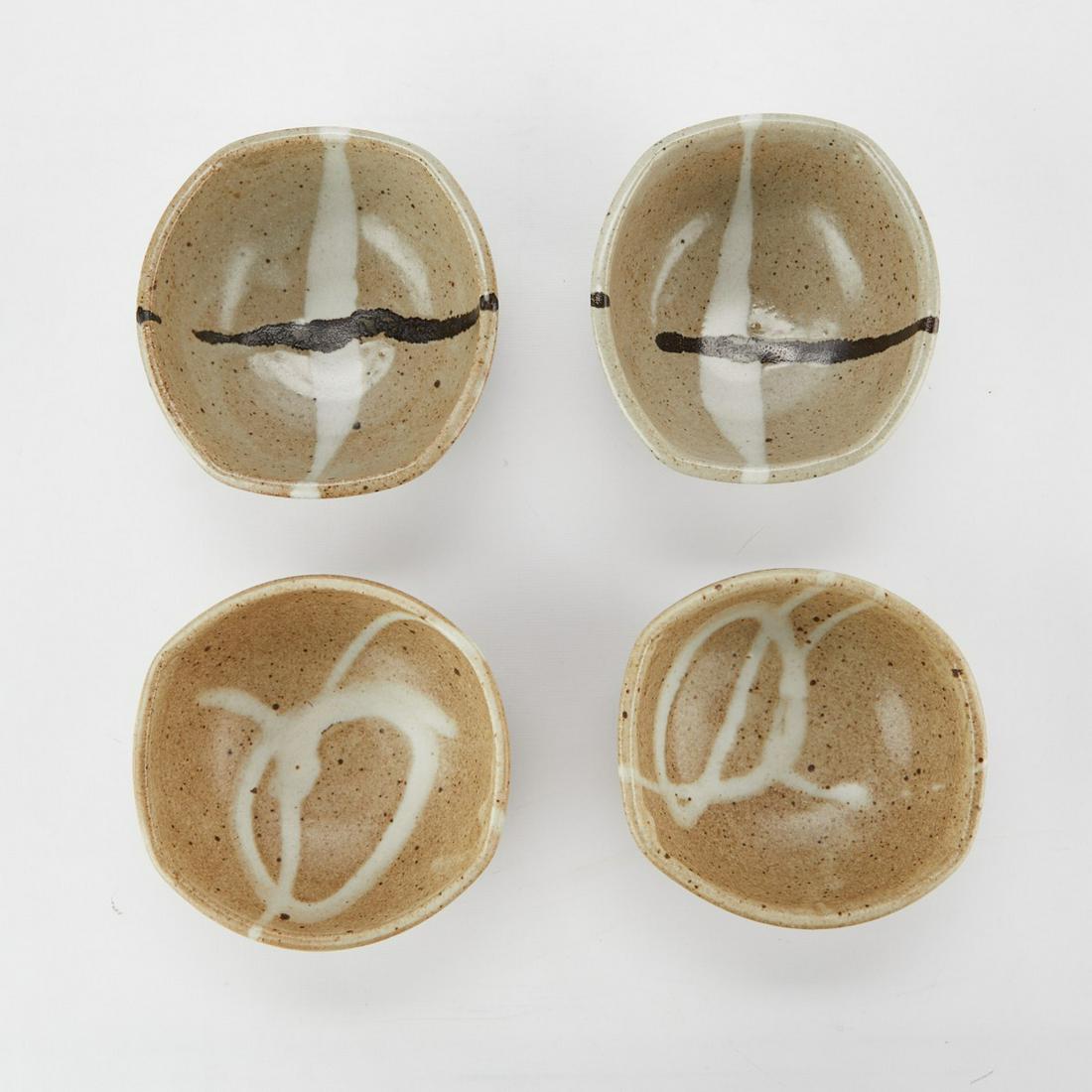 4 Warren MacKenzie Bowls - Stamped (1 of 8)