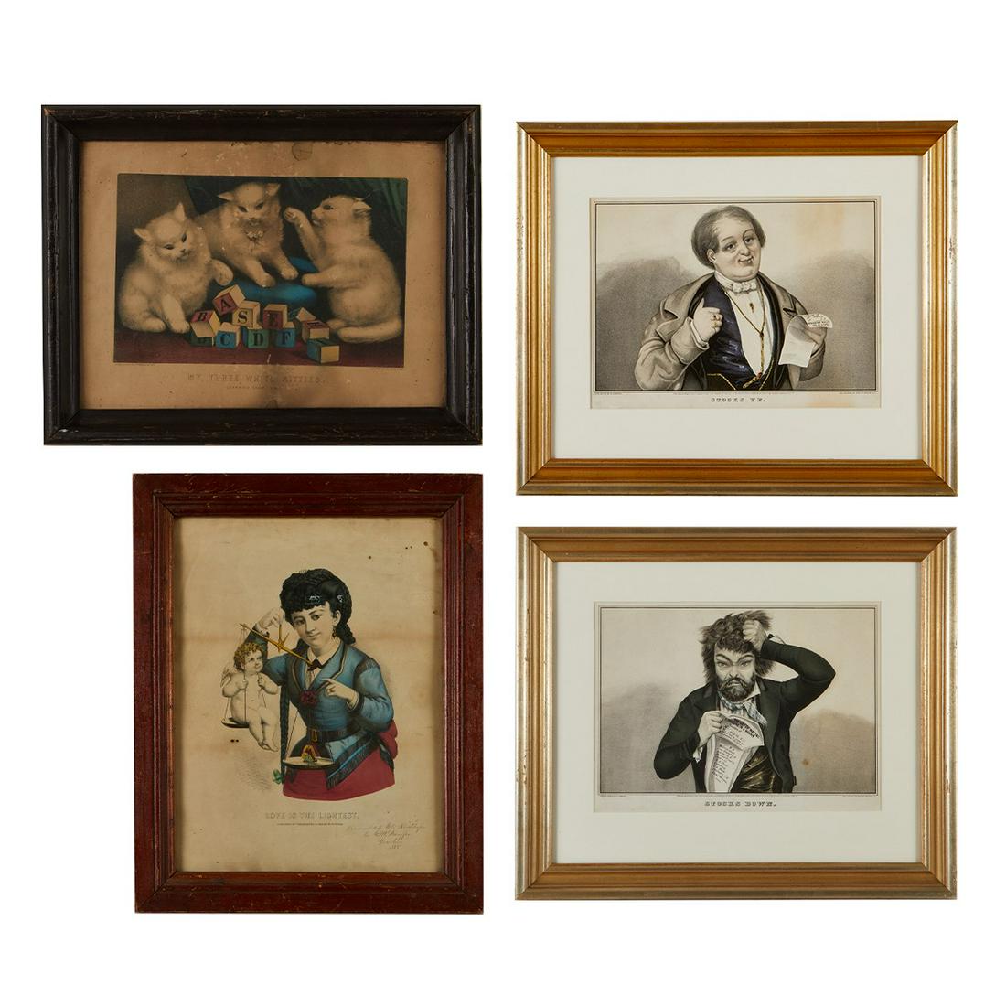 4 Currier & Ives Prints (1 of 20)