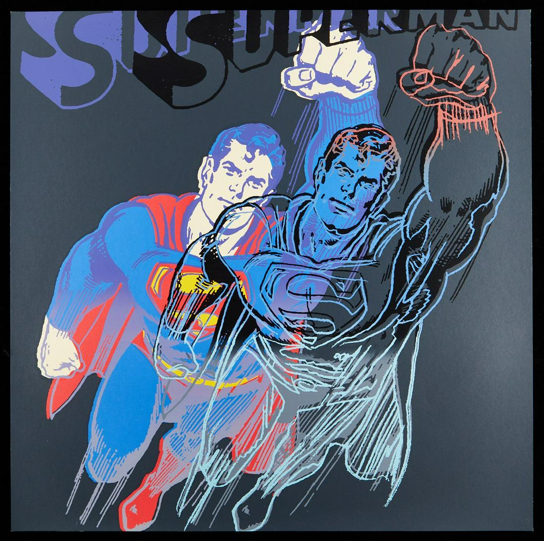 After Andy Warhol "Superman" Screenprint (1 of 7)