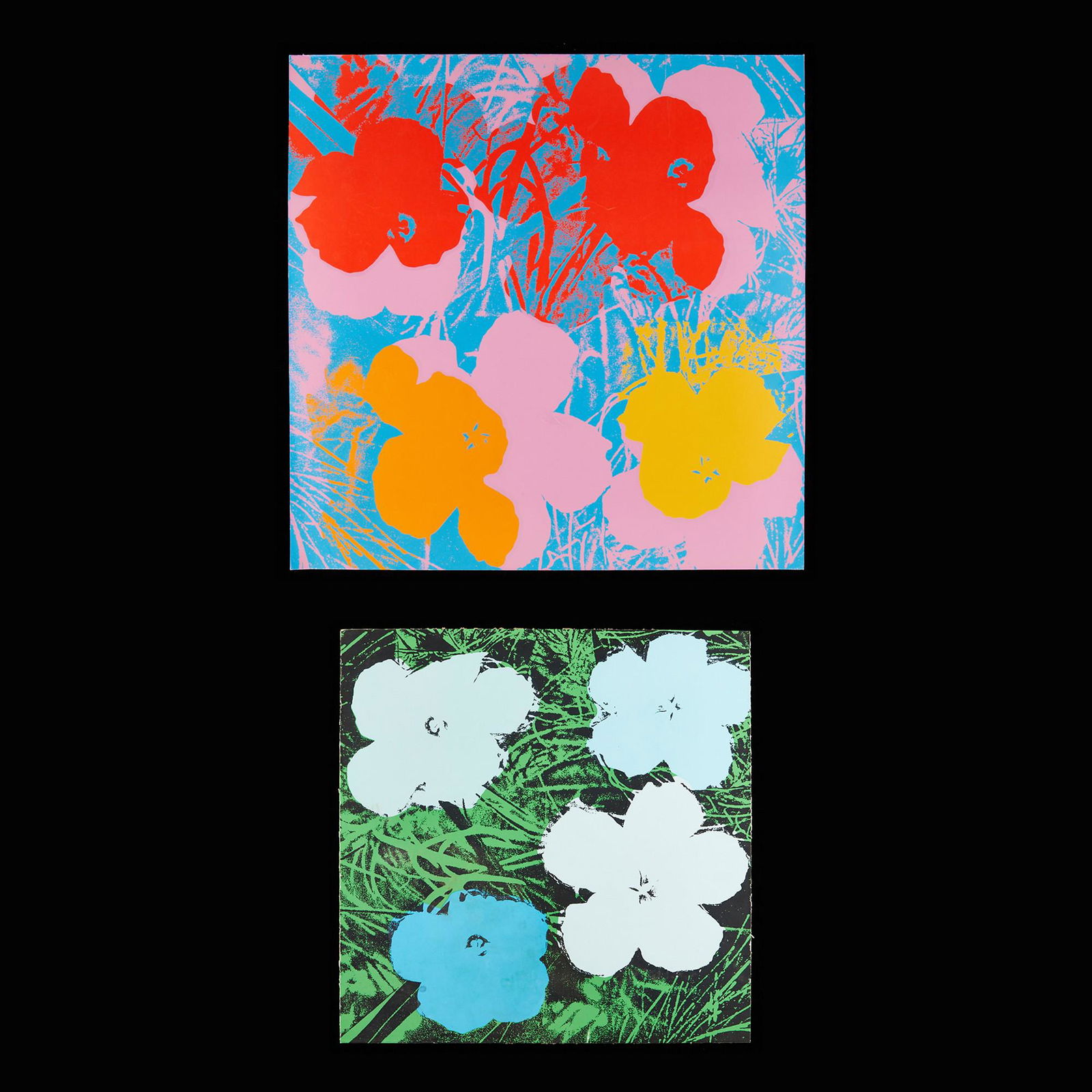 2 After Andy Warhol "Flower" Silkscreens (1 of 14)