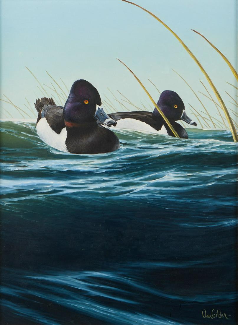 Ron Van Gilder Duck Painting (1 of 6)