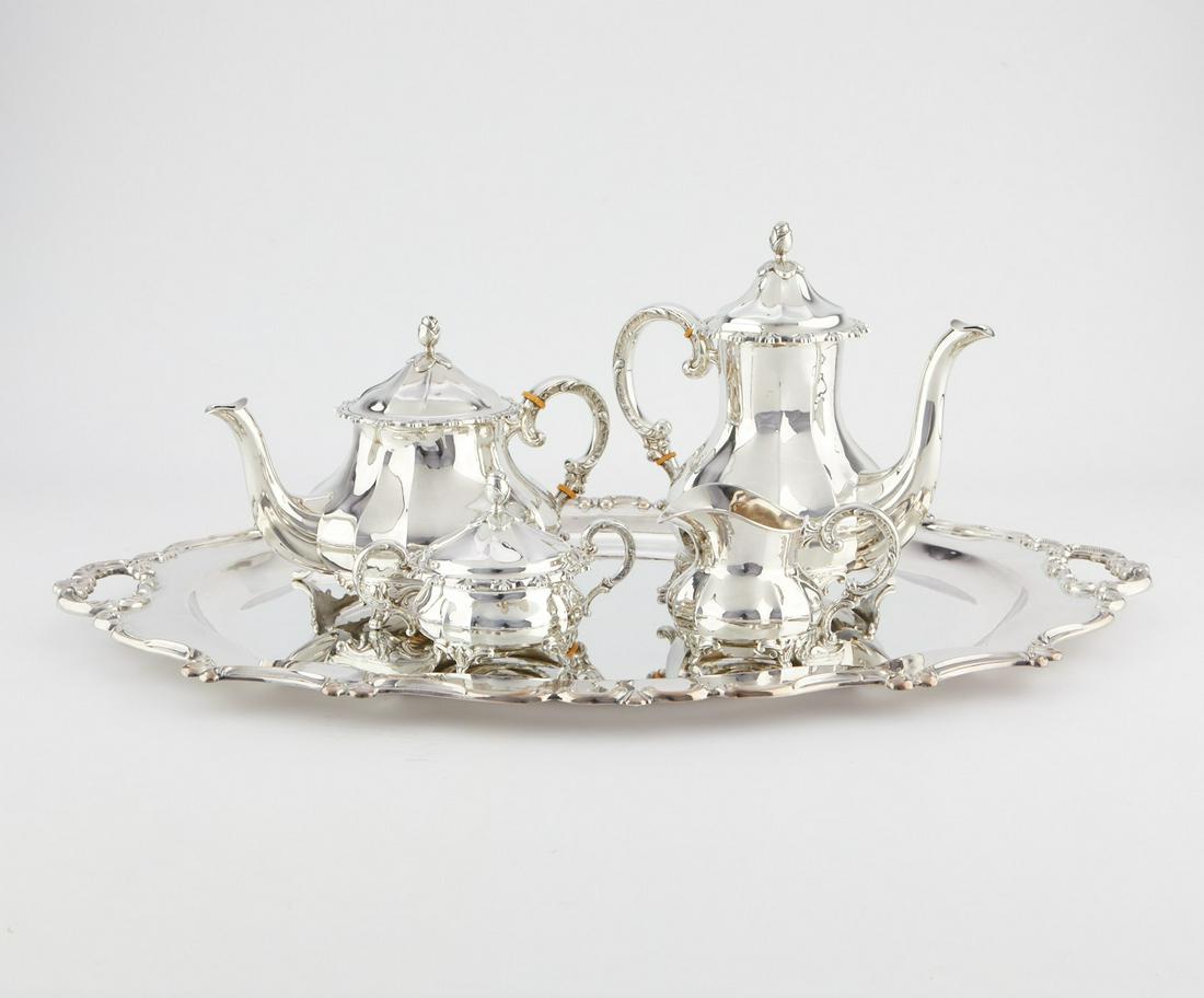 Eugen Ferner German Sterling Silver Teaset (1 of 14)