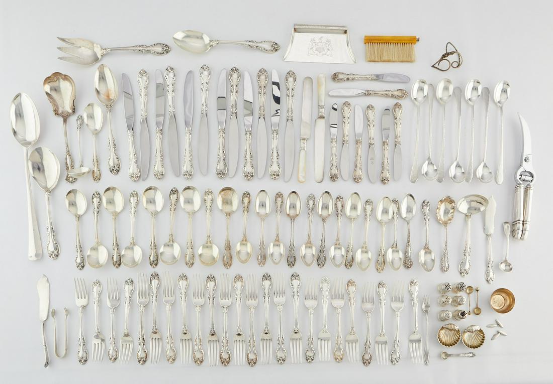 Assorted Sterling Silver Flatware 104 Pcs (1 of 19)
