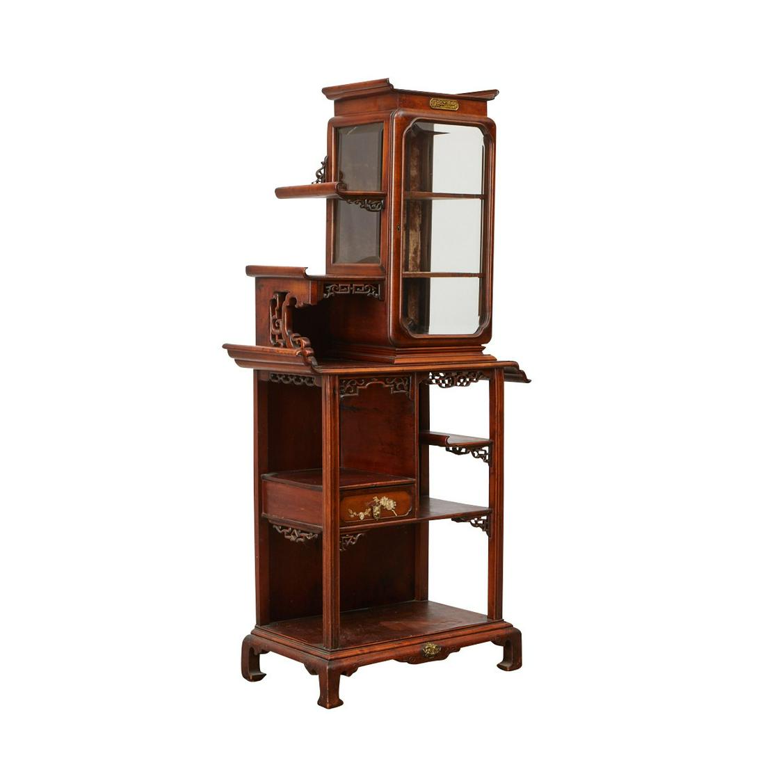 Gabriel Viardot Aesthetic Movement Curio Cabinet (1 of 9)