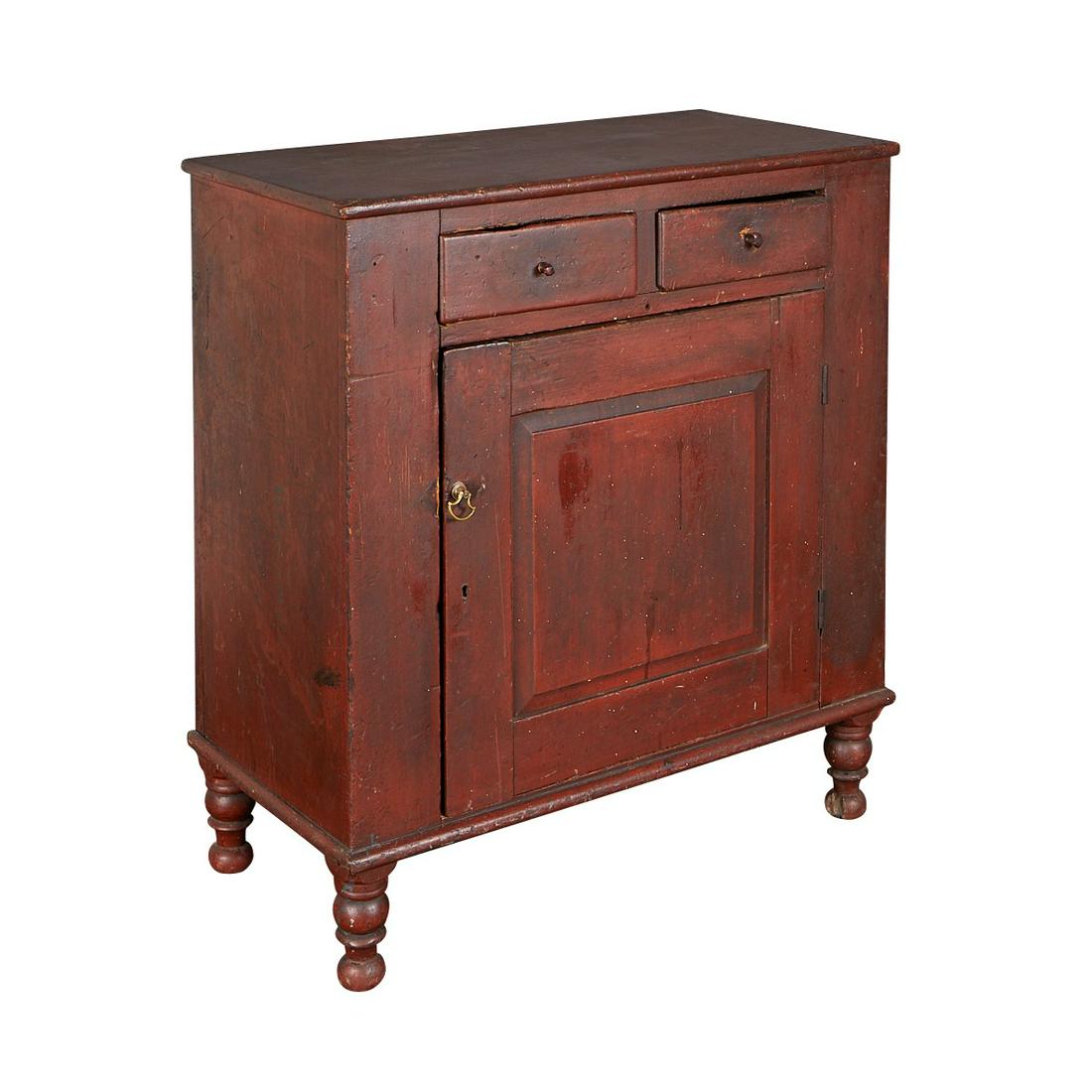 American 18th c. Painted Jelly Cabinet (1 of 12)