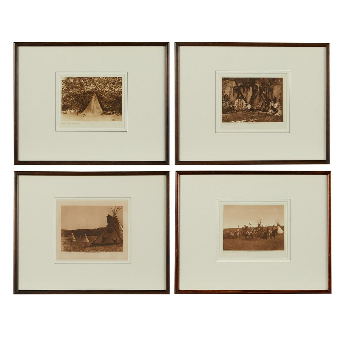 Group of 4 Small Edward Curtis Photographs (1 of 17)