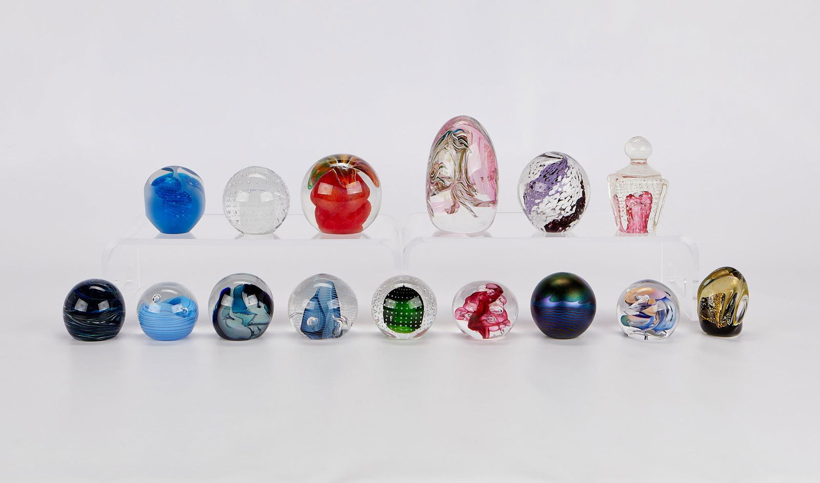 Group 15 Glass Paperweights (1 of 12)