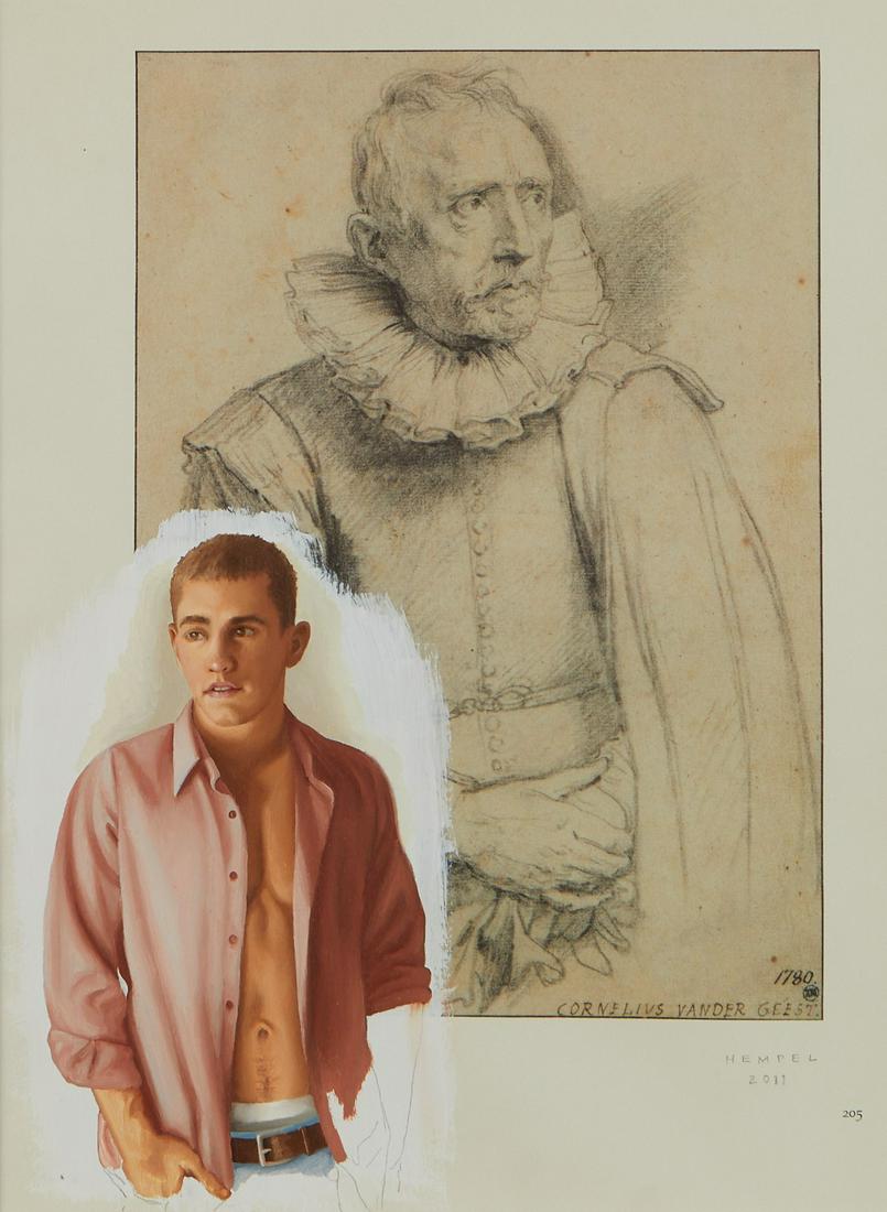 Wes Hempel "Page 205 Van Dyck Series" Mixed Media (1 of 7)