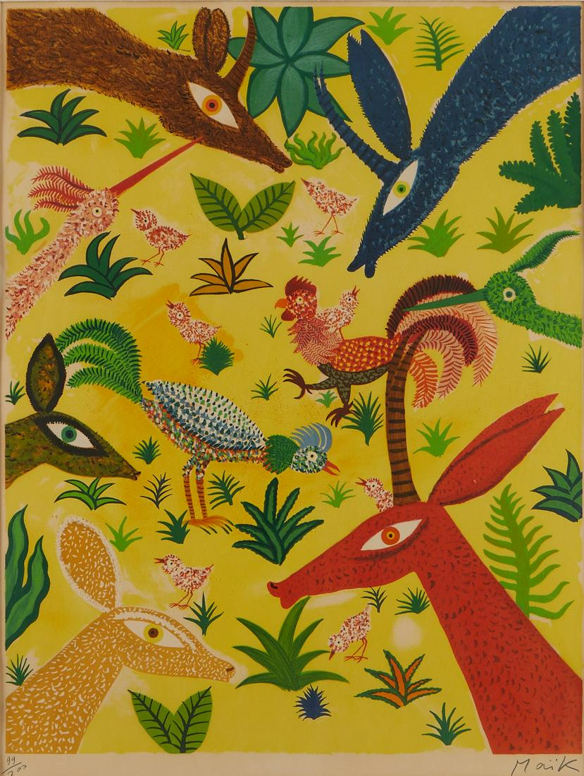 Henri Maik "Les Gazelles" Lithograph (1 of 7)