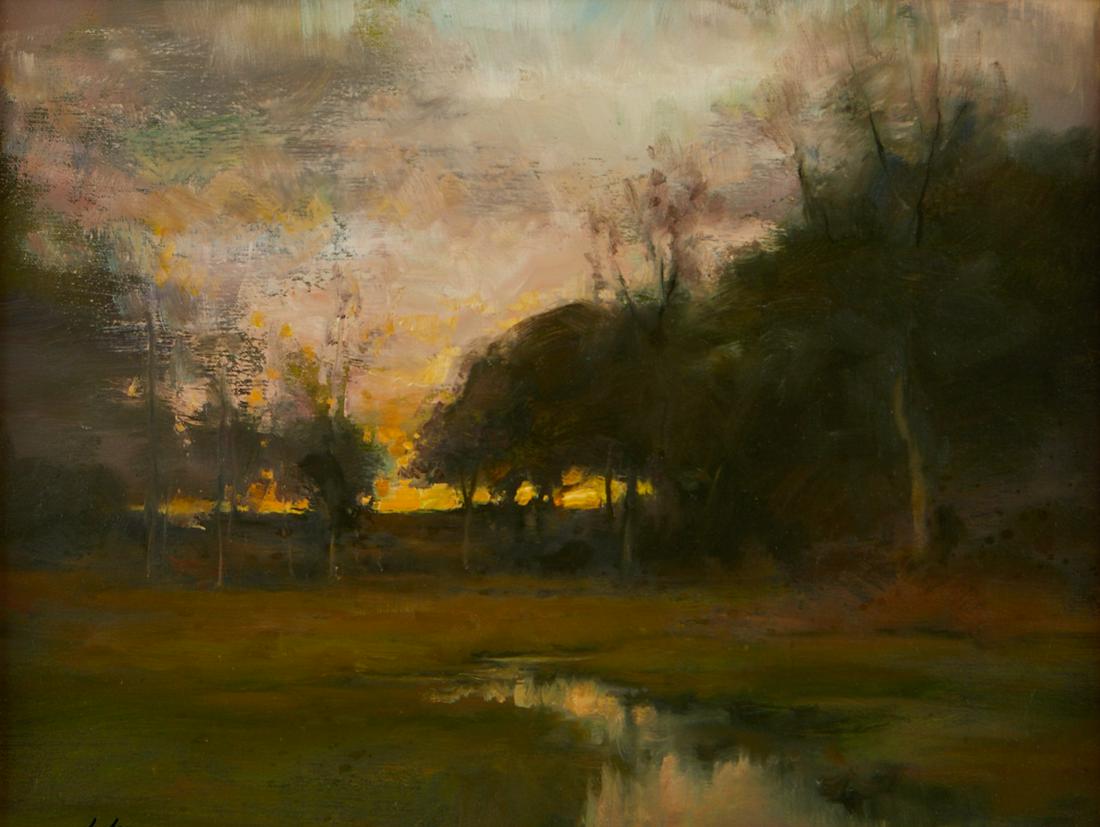 Dennis Sheehan "New Dawn" Oil on Canvas Painting (1 of 6)