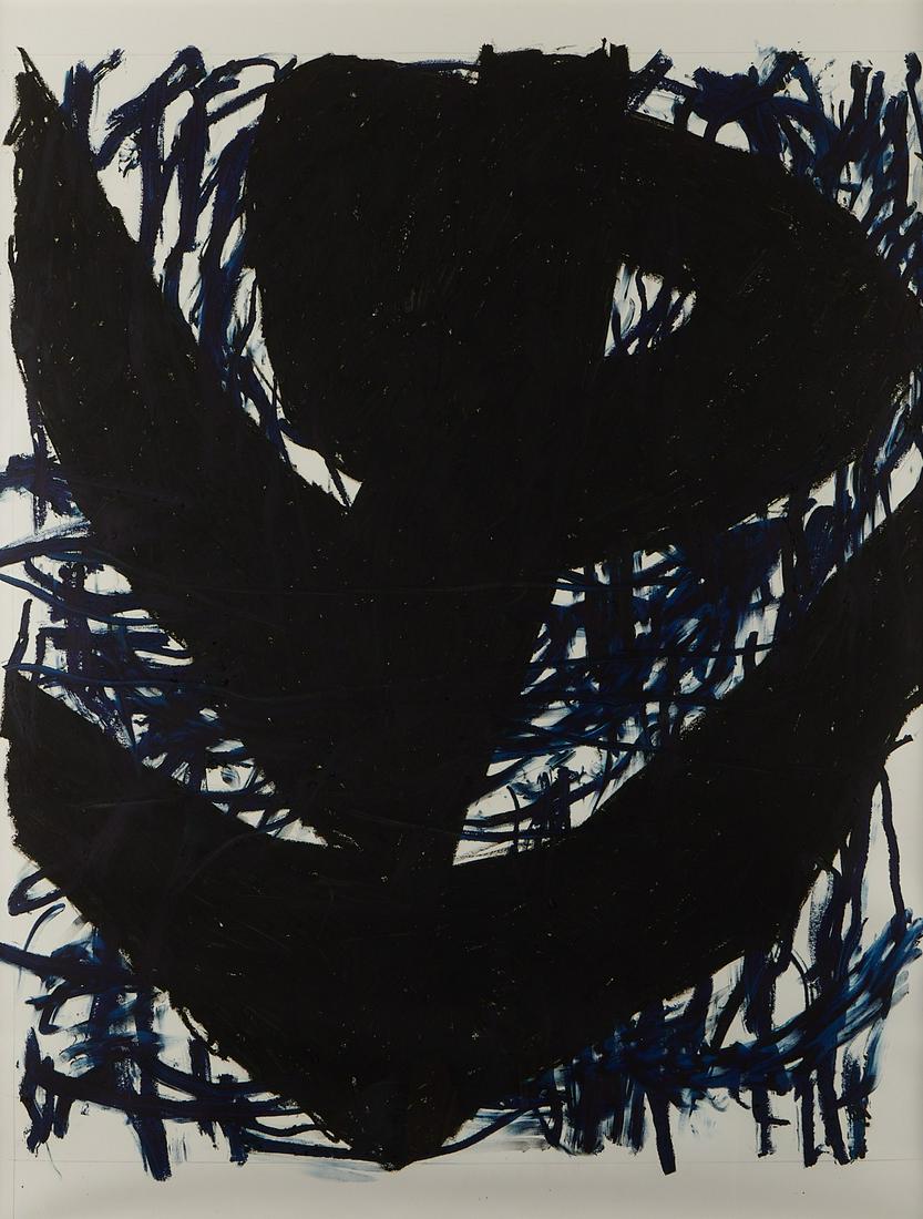 Marc Katano Abstract Oil Stick on Paper 1984 (1 of 6)