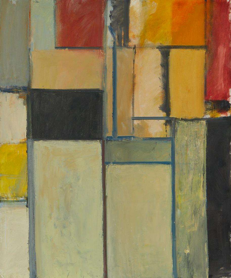 David Rich "Frontal Warriors" Painting 1977 (1 of 7)