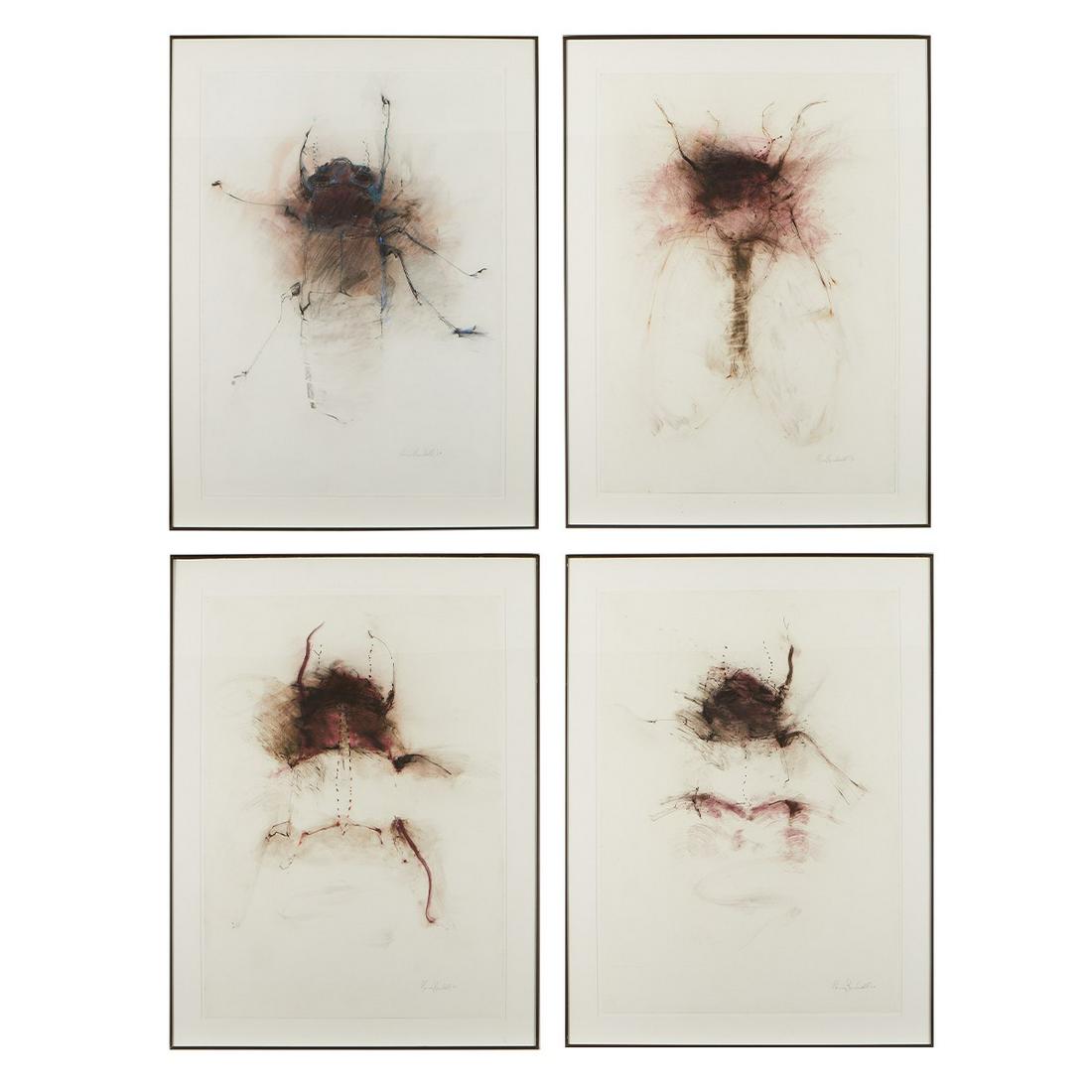 4 Nancy Randall "Pharoah's Song" Pastel Drawings (1 of 20)