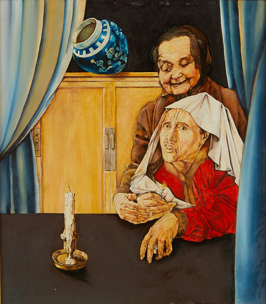 Xiao Se Oil on Canvas Painting (1 of 8)