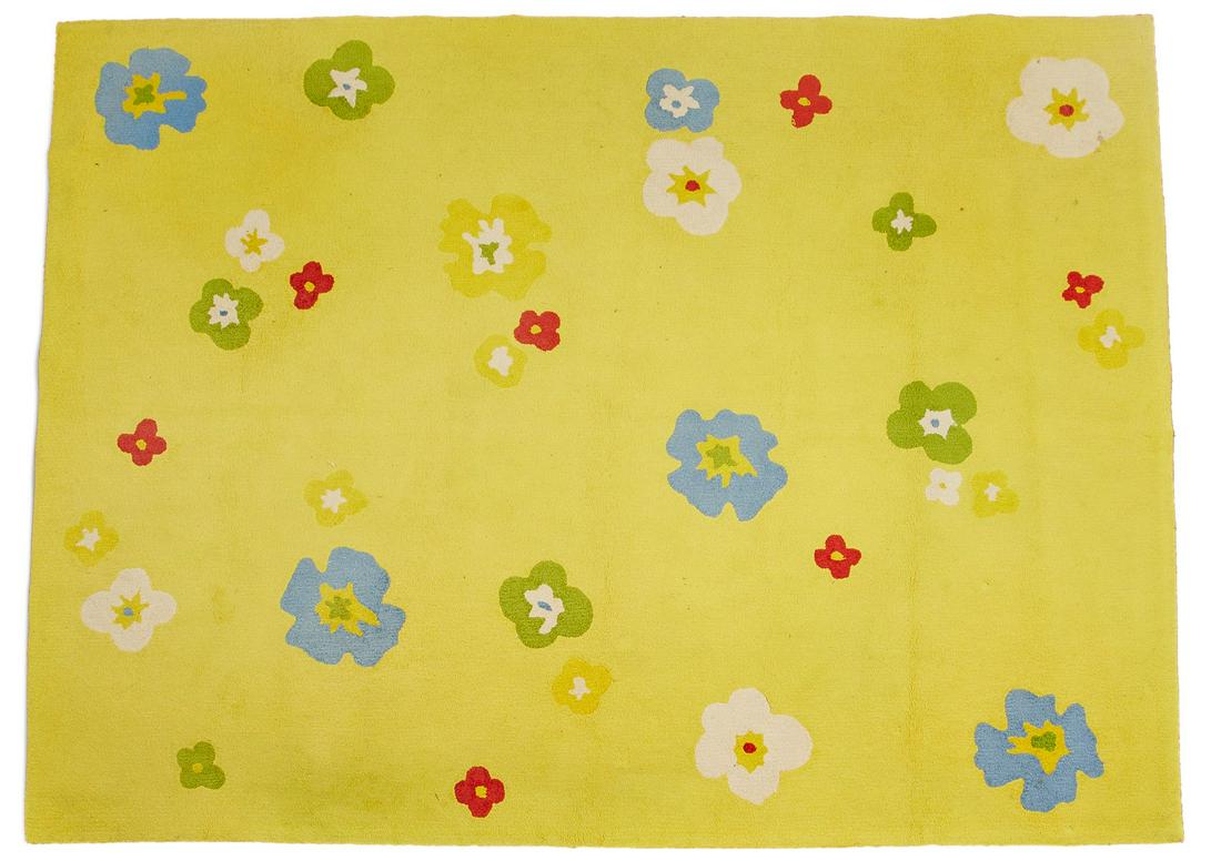 Edward Fields 1972 MCM Pop Art Wool Rug 12' x 9' (1 of 6)