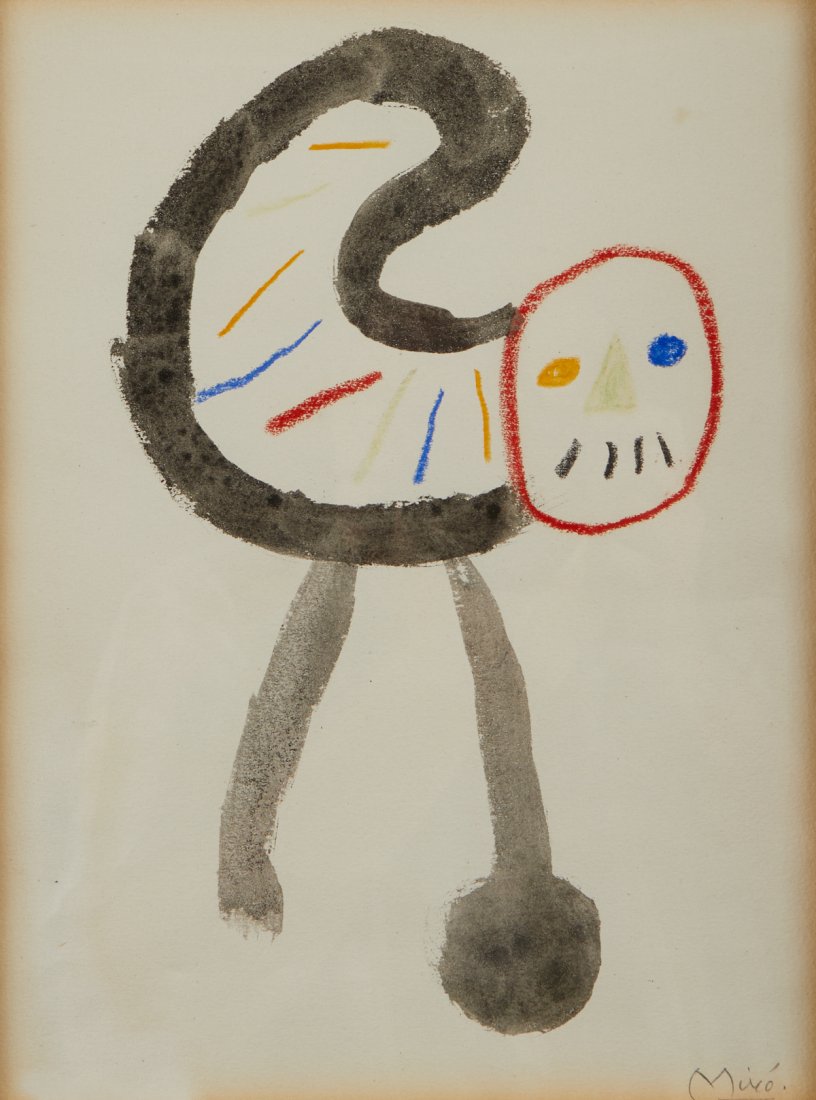 Attrib. Joan Miro Drawing (1 of 4)