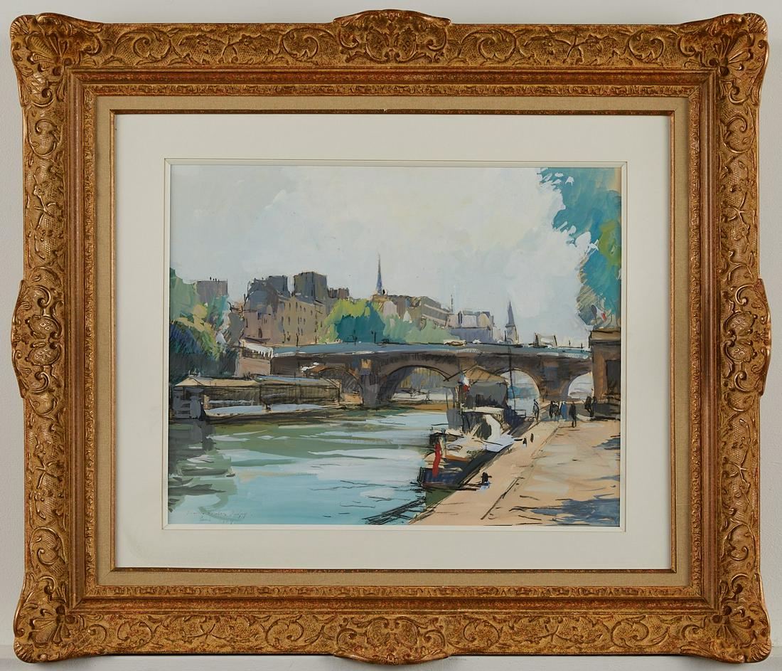 Lucien Victor Delpy Paris Watercolor & Gouache (1 of 5)