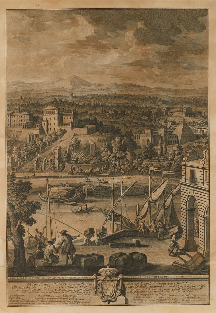 Giuseppe Vasi View of Rome Etching ca. 1771 (1 of 7)