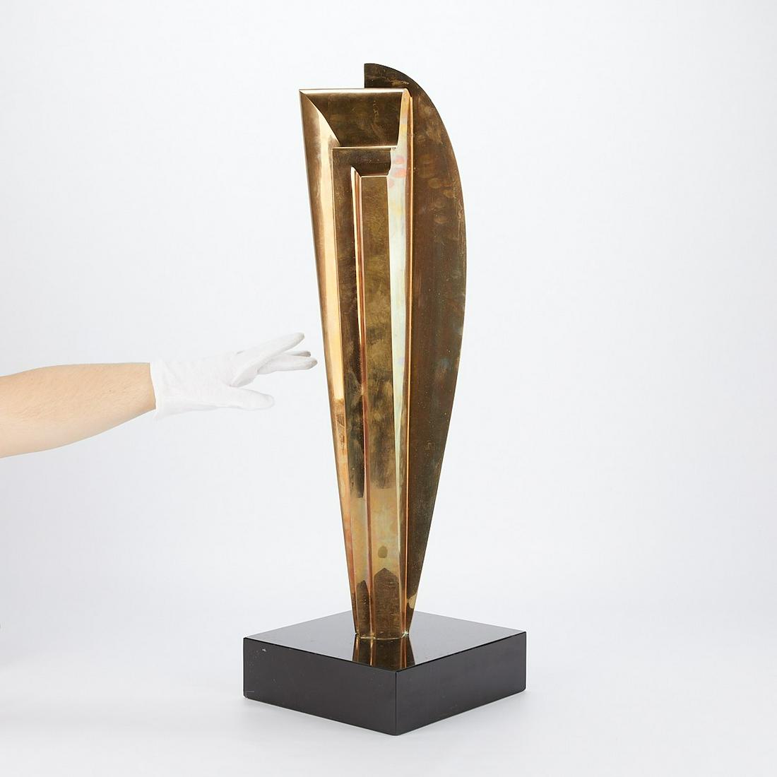 Large Antonio Kieff Abstract Bronze Sculpture (1 of 11)