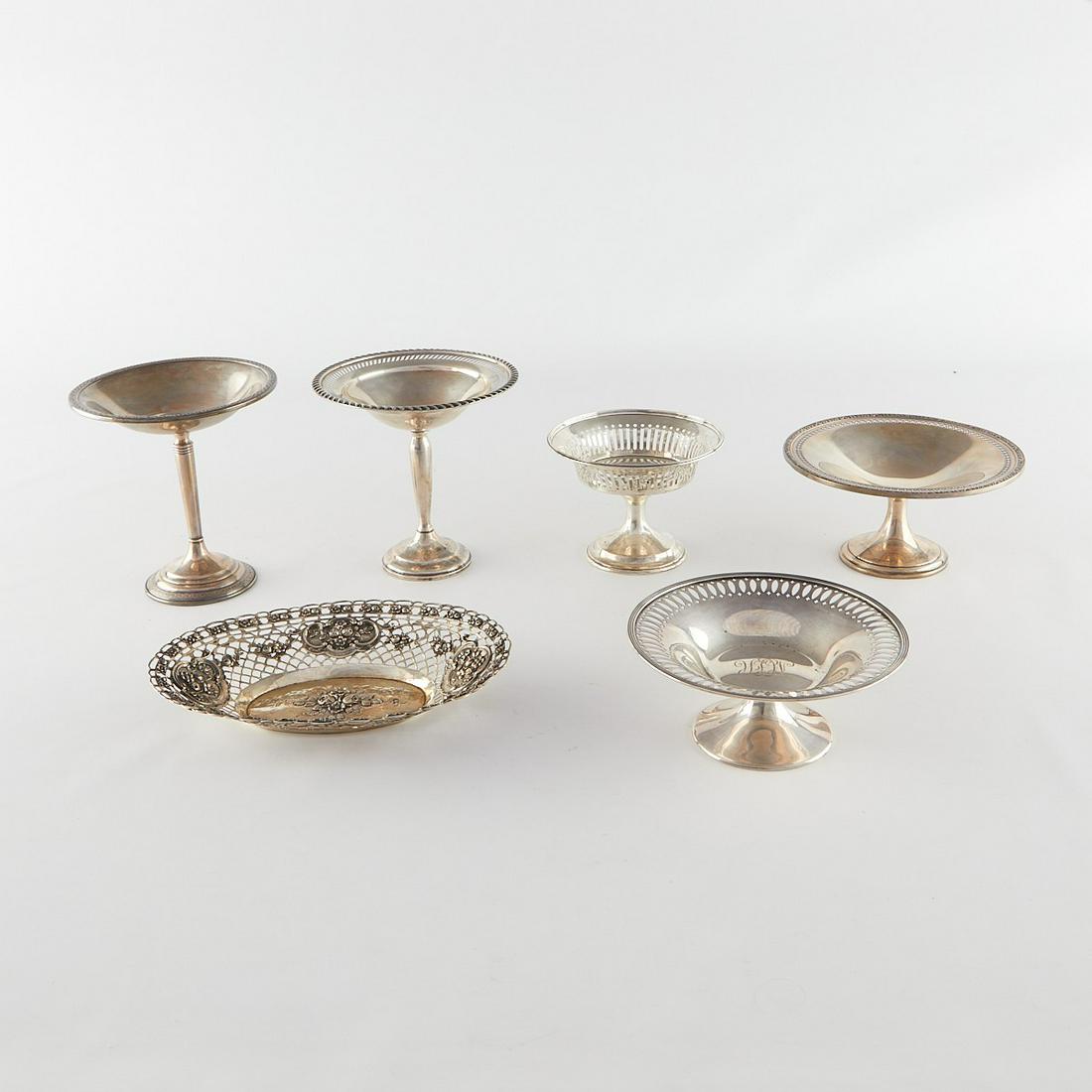 6 Sterling & Silver Compotes and Basket (1 of 20)